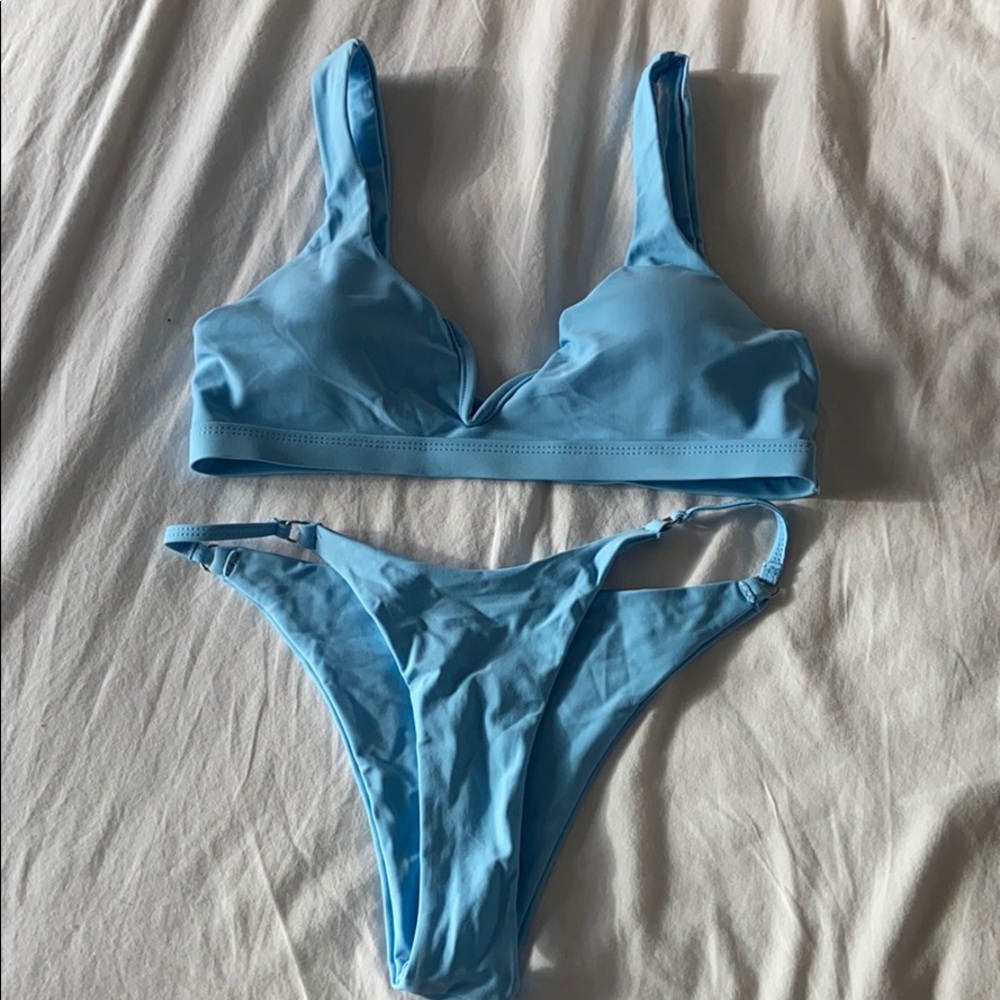 Pretty light blue bikini